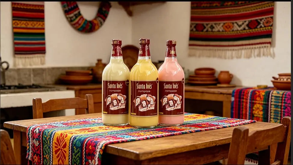 Rompope Trío Tradición Mexicana Santa Inés — 3 botellas de 960ml