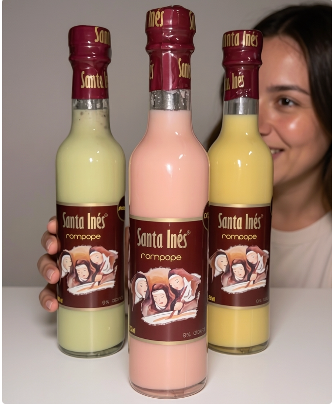 Rompope Trío Tradición Mexicana Santa Inés — 3 botellas de 250ml