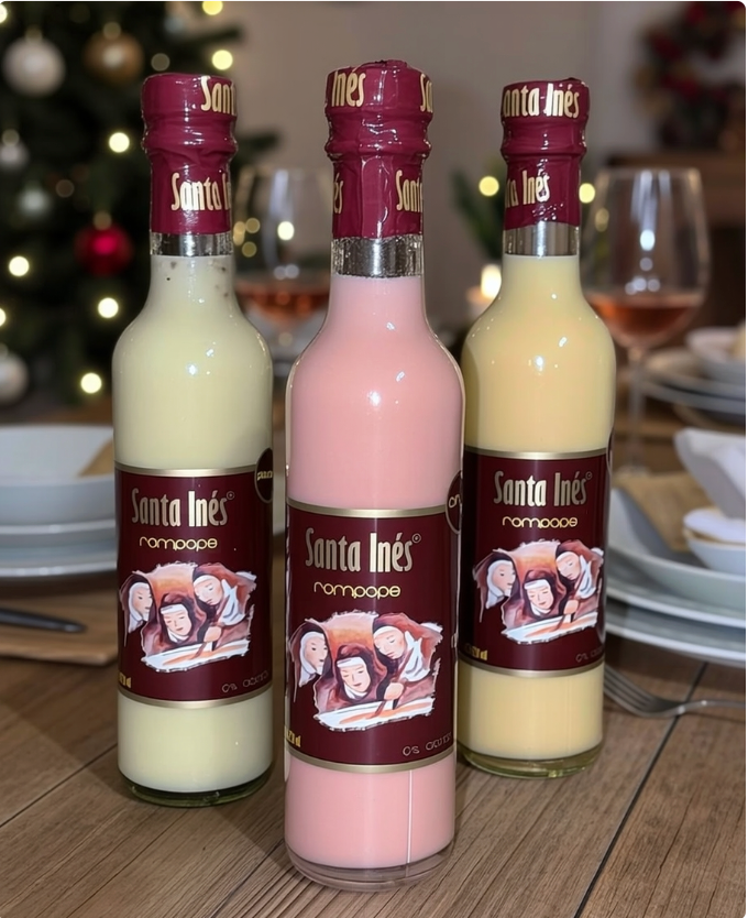 Rompope Trío Tradición Mexicana Santa Inés — 3 botellas de 250ml