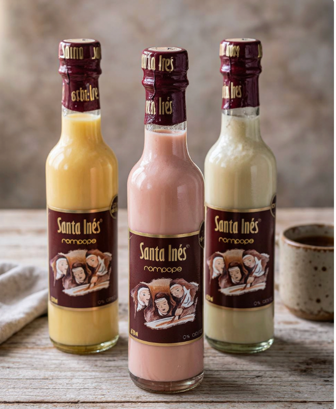 Rompope Trío Tradición Mexicana Santa Inés — 3 botellas de 250ml
