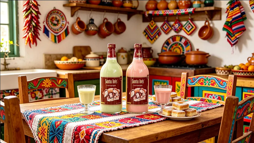 Rompope Trío Tradición Mexicana Santa Inés — 3 botellas de 960ml
