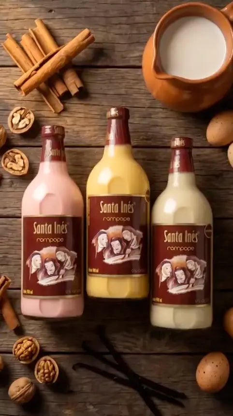 Rompope Trío Tradición Mexicana Santa Inés — 3 botellas de 960ml